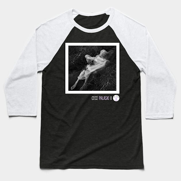 Cece Palaski - River - B&W - Light Baseball T-Shirt by The GCAP Shirts and Merch